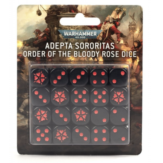 Adepta Sororitas ORDER OF THE BLOODY ROSE DICE